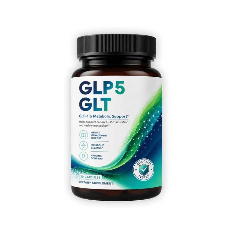 Flacon de GLP5 GLT, complément alimentaire en 30 capsules